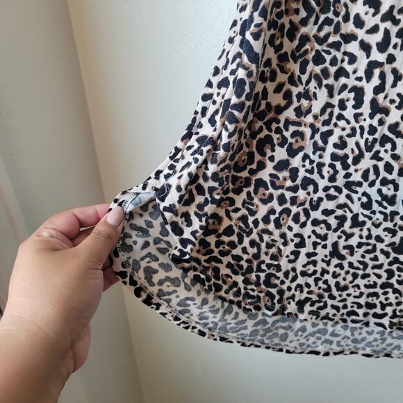 Maurices Plus Size 24/7 Flawless Leopard Tunic Top - Picture 4 of 7